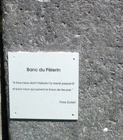 Parc de la Villette - Banc du Pèlerin