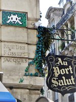 Prt Salut old inscription street rue des Fossés Saint Jacques