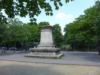 Méridien Paris Statue Arago médaillon Arago